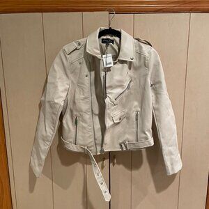 LOVE TREE FAUX LEATHER JACKET